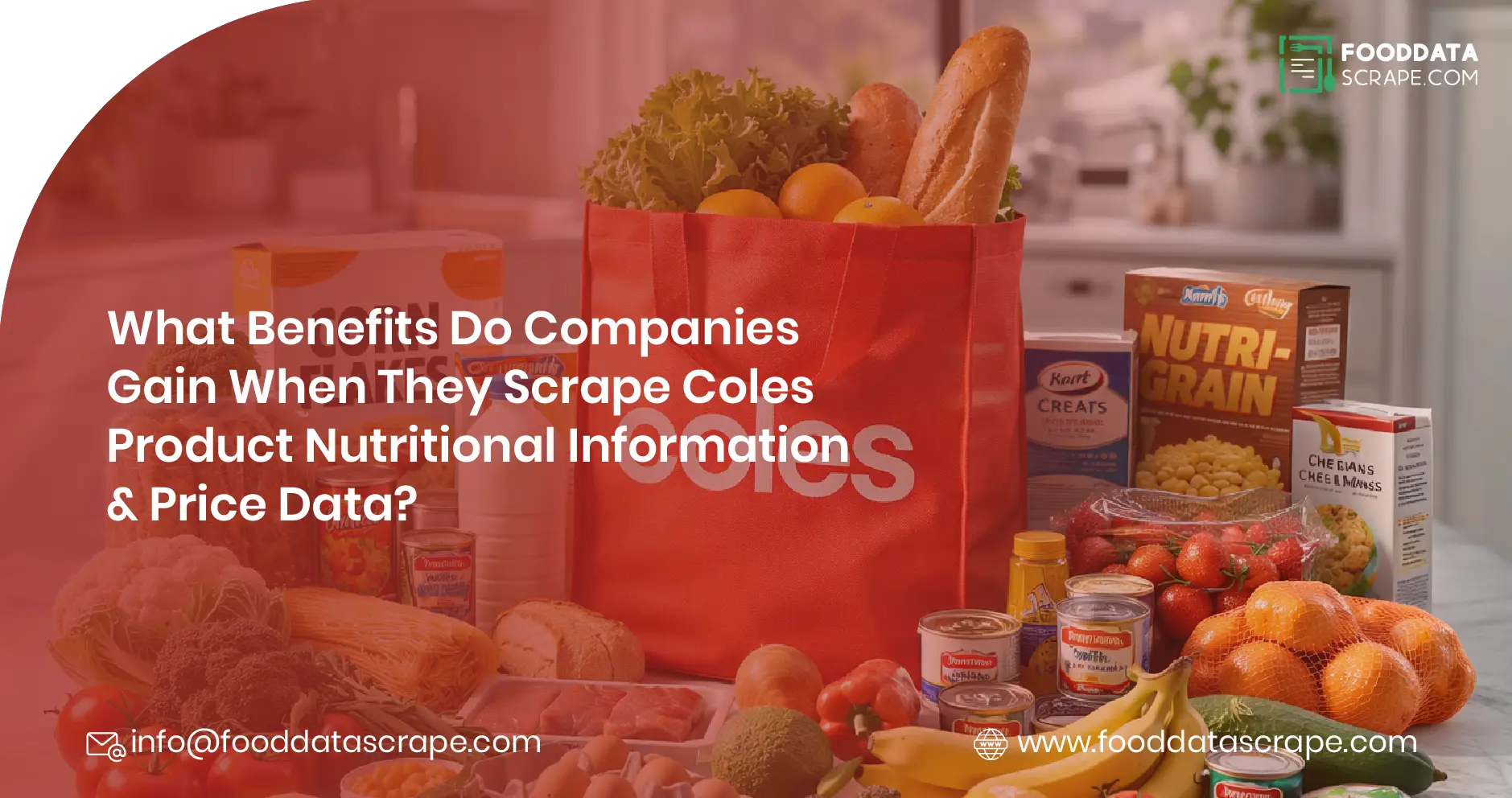 What Benefits Do Companies Gain When They Scrape Coles Product Nutritional Information & Price Data?
